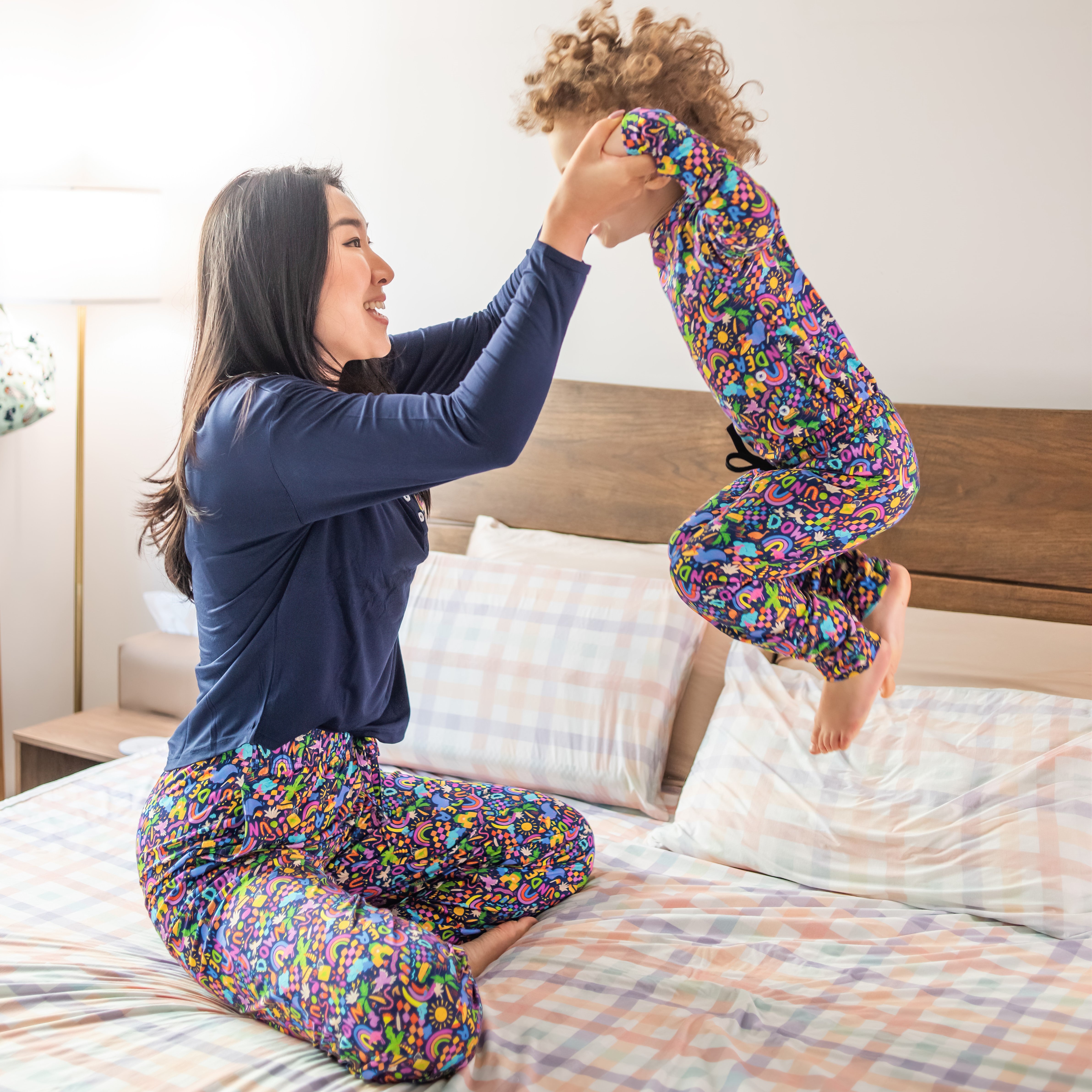 Adults Bamboo Pyjamas | Down Under (Navy)
