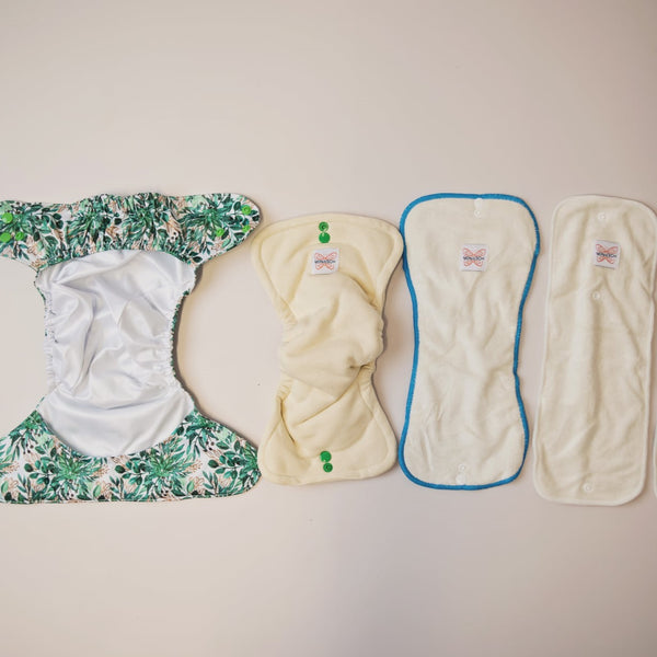 Ultimate Wipeable Cloth Nappy V1.0 | Jungle Fern