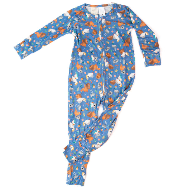 Bamboo Romper (Bootysuit) V3.0 | True Blue