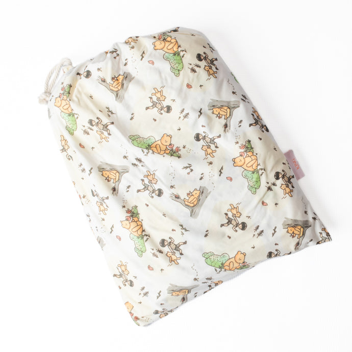 No-Leak Bamboo Fitted Sheet | Classic Pooh [Cot / Single]