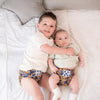 Beginner Reusable Cloth Nappy Set (4x + Pod) - Monarch