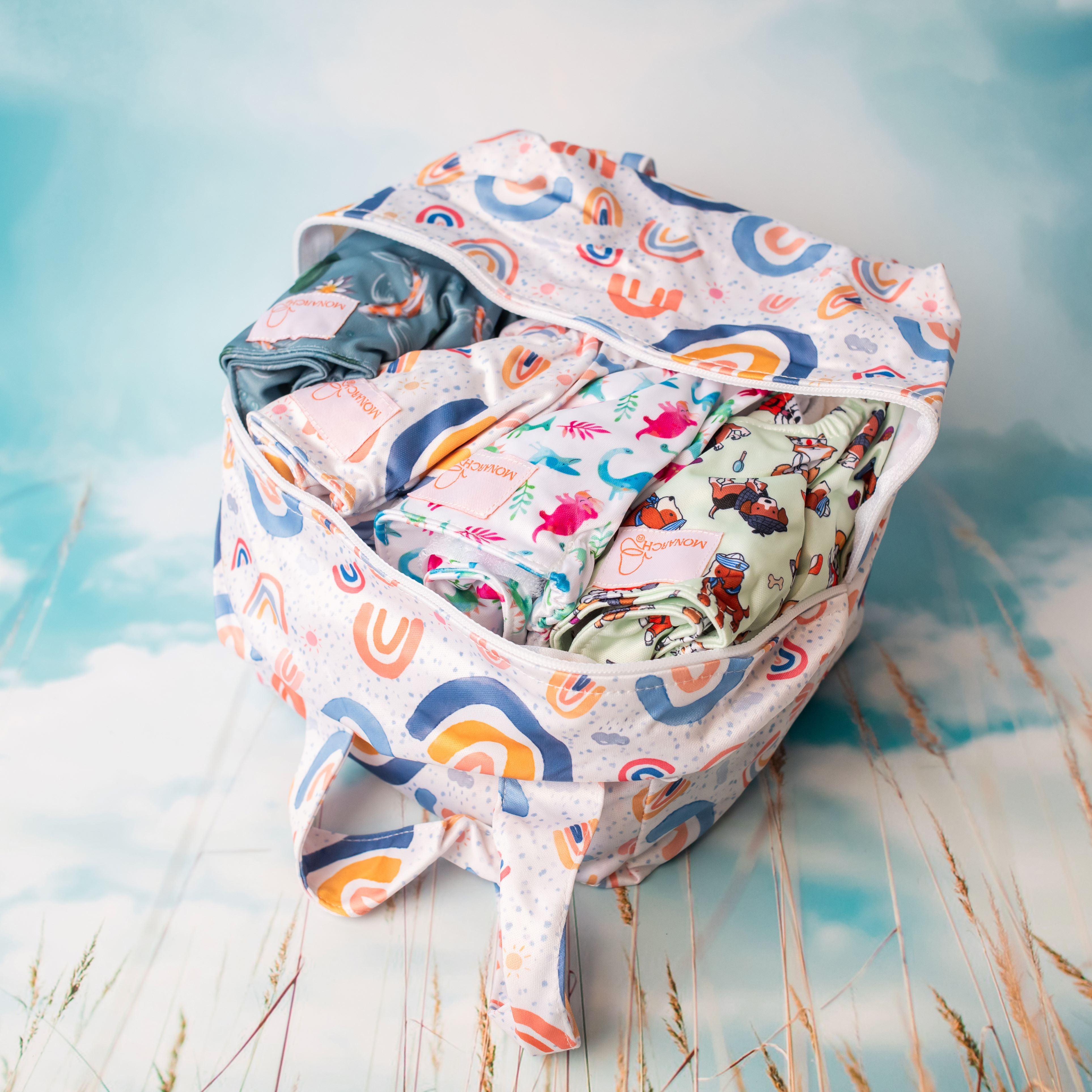 Eco Gift Bundle (4 Nappies + Pod + Mat) | Brighter Days