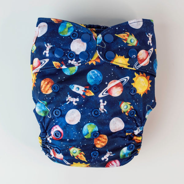 Ultimate Wipeable Cloth Nappy V3.0 | Blast Off