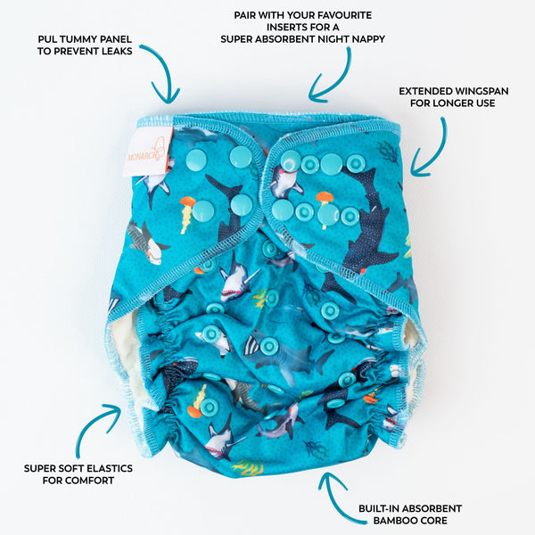 Hybrid Fitted Night Nappy | 5x Cover Bundle