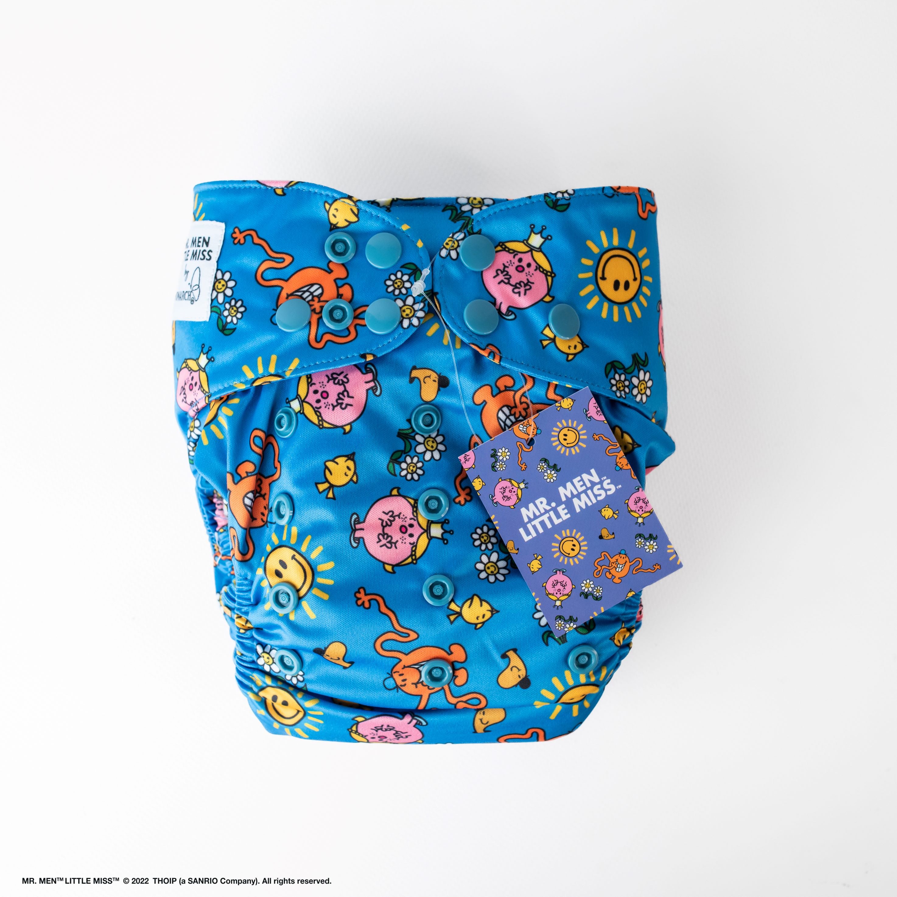 Ultimate Wipeable Cloth  Nappy V3.0 | Mr. Men Little Miss - Retro