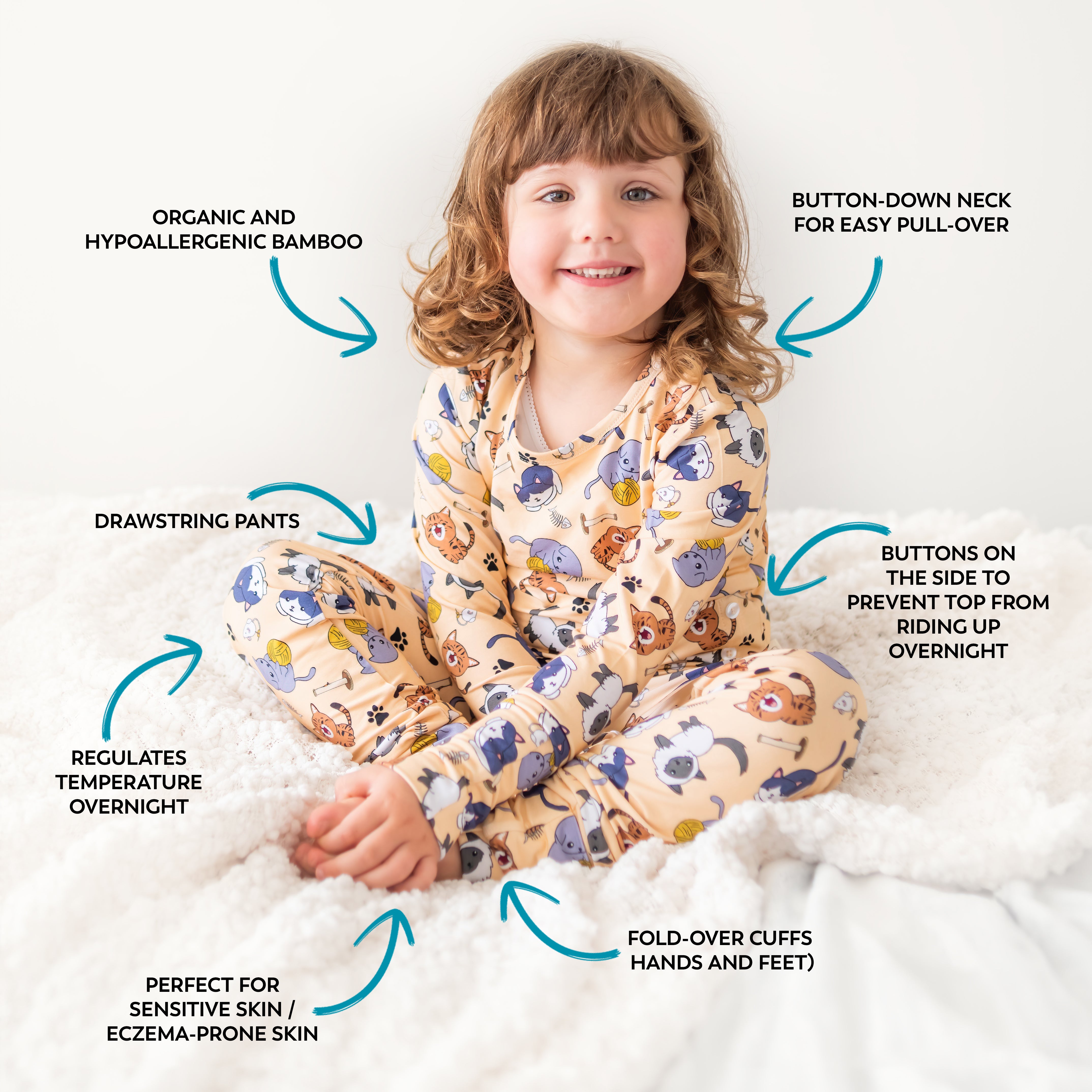 Kids Bamboo Pyjamas - Everlasting