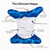 Ultimate Wipeable Cloth Nappy V2.0 | Sea-nery (Nap Edition)