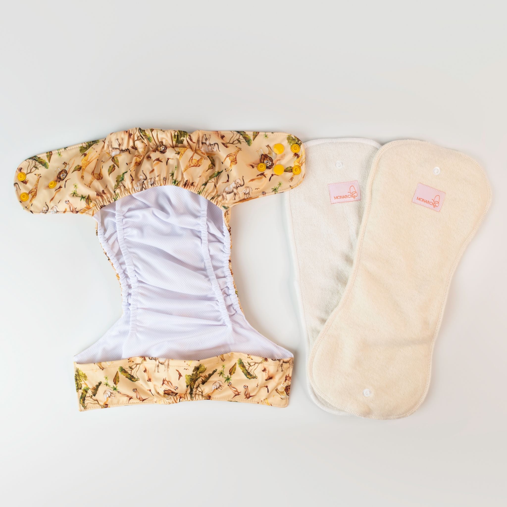 Classic Reusable Cloth Nappy 2.0 | Wild At Heart - Monarch