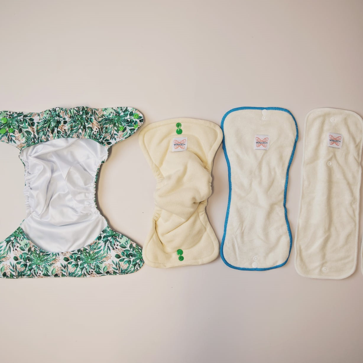 Ultimate Wipeable Cloth Nappy | Anything Grows - Monarch