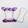 Ultimate Wipeable Cloth Nappy | Ultraviolet (Nap Edition) - Monarch