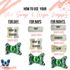 Alcmena | V3.5 Snap & Wipe Cloth Nappy | Clara-ty White - Monarch